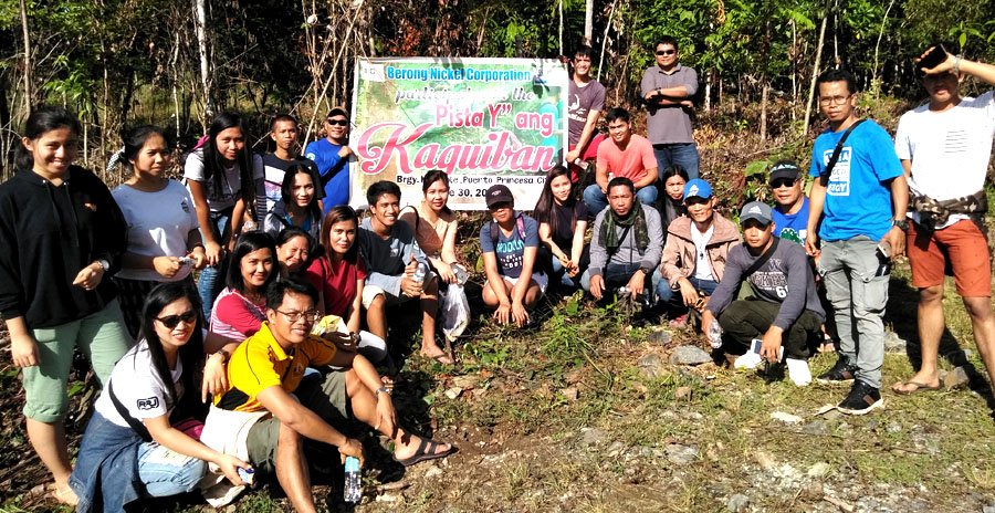 Berong Nickel Corporation Tree planting activities 