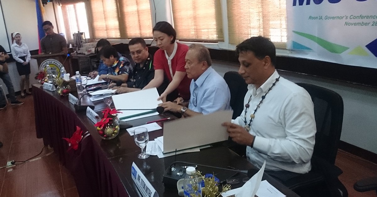 Provincial Government of Palawan signs Memorandum of Agreement for Localized Renewable Energy