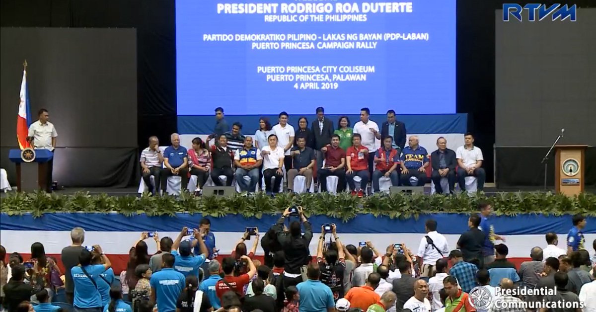 PDP-Laban senatorial bets woo Palawan voters