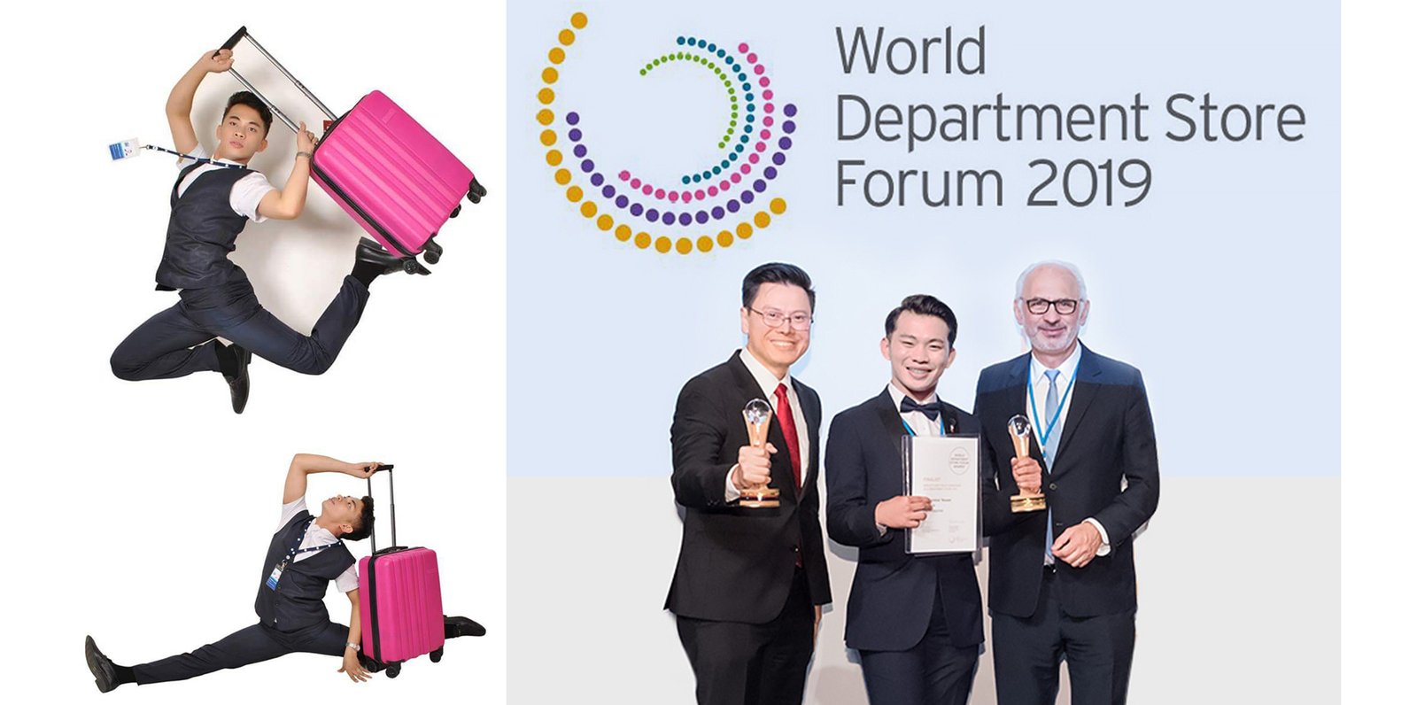 The SM Store luggage boy bags WDSF award