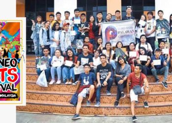 Palawan local artists join Borneo Arts Festival