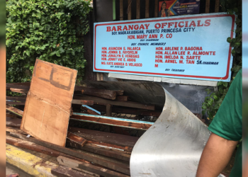 Hall ng Barangay Magkakaibigan, naihabol na magiba