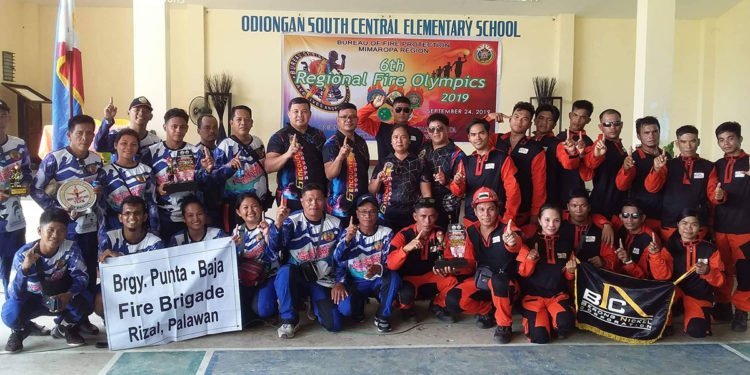 Berong Nickel Corporation and Punta Baja Fire Brigade to represent MIMAROPA in National Fire Olympics