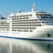 Cruise Ship Silver Spirit docks in Puerto Princesa Port