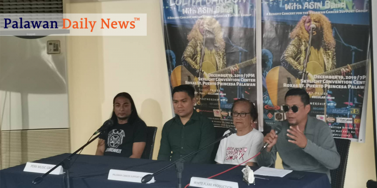 Upcoming Asin Concert to benefit Palawan cancer support group