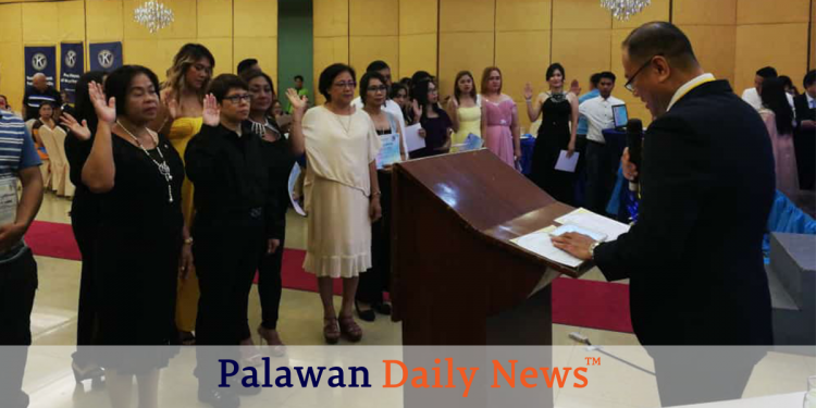 Palawan Kiwanians welcome new officers, members