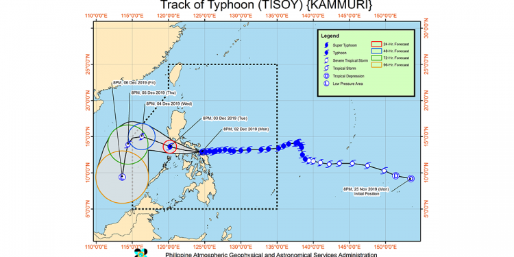Calamianes Group of Islands, nasa ilalim na ng Signal No. 2
