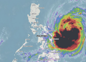 Typhoon ‘Tisoy’ maintains its westward heading towards Bicol Peninsula