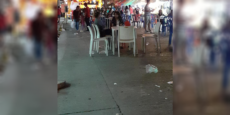 Chinatown Center reacts to irresponsible garbage dumping during their event