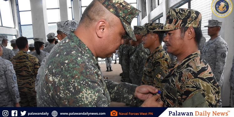 BRP Andres Bonifacio arrives after days of troop rotation and reprovision at Kalayaan Island Group, West Philippines Sea