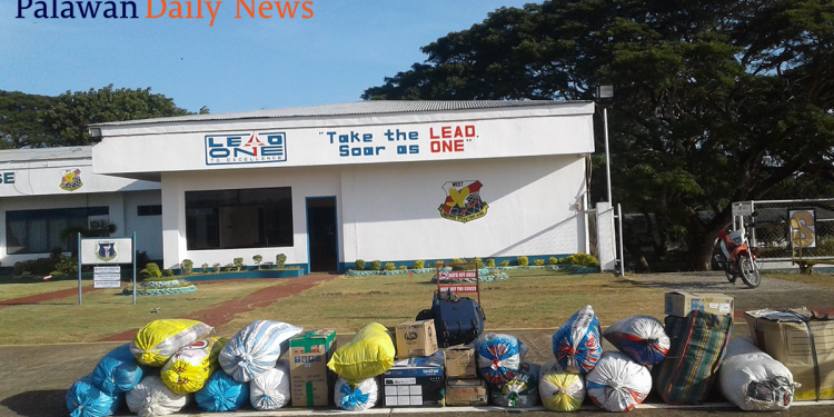 Air Force flies Palawan’s relief goods for Taal victims