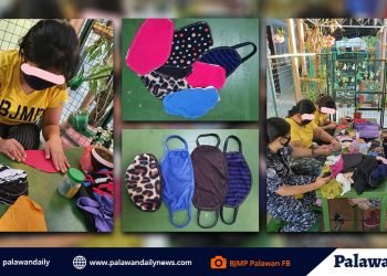 PDLs make own face masks