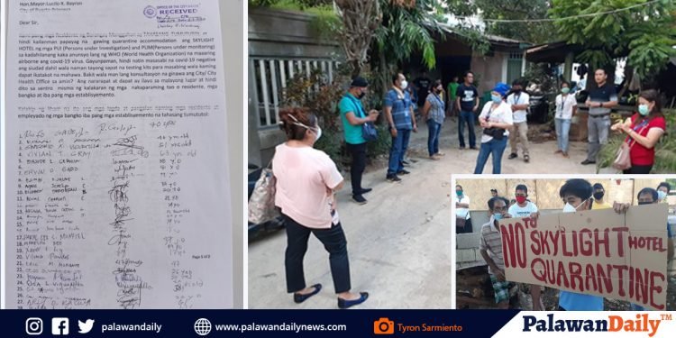 Manggahan folks oppose quarantine hotel in their village