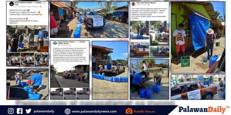 Angela’s Pool Resort, namahagi ng drinking water