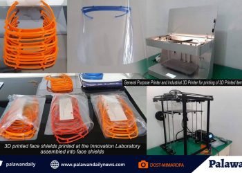 DOST-assisted inno lab in WPU produces face shields for frontliners