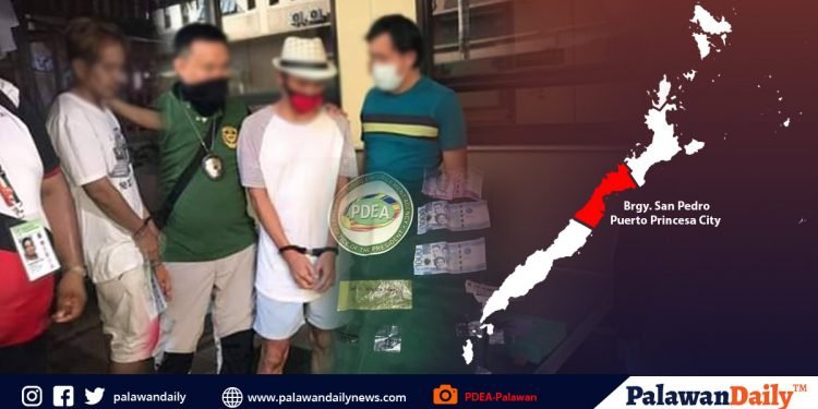 2 drug dealers sa Puerto Princesa, timbog sa Buy-bust ops kahapon