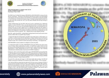 DOH-CHD MIMAROPA,  Ipinaliwanag ang paggamit ng Rapid Antibody-based Test kaugnay sa COVID-19