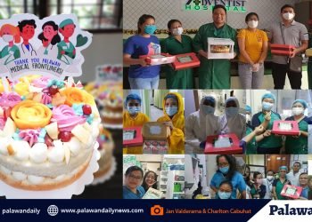 Frontliners get sweet treats