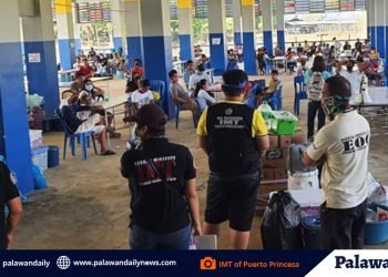 The 169 quarantined fisherfolks and families from Mindoro now cleared and sent home