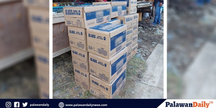 Narra IATF confiscates 20 boxes of liquor