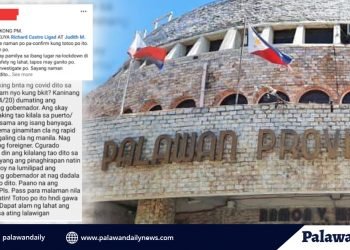 Kapitolyo ng Palawan, tiniyak na walang dapat ika-alarma sa pag-uwi ng 3 indibidwal mula Maynila