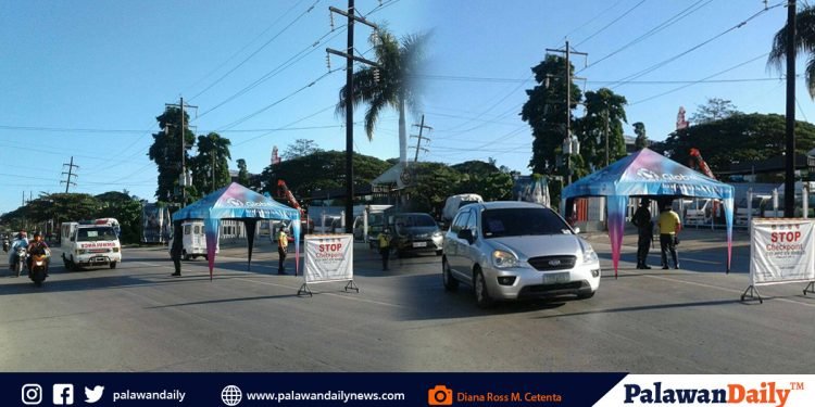 Checkpoint sa City proper ng Puerto Princesa, inililipat-lipat lamang umano ng lugar dahil sa ilang pasaway