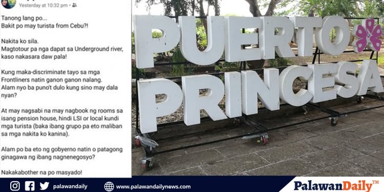 Grupo ng mga Cebuanong turista na namamasyal sa Puerto Princesa, imposible ayon sa City Tourism Office