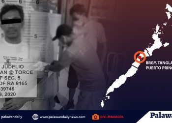 Dating pulis na sangkot sa droga, arestado sa Puerto Princesa City