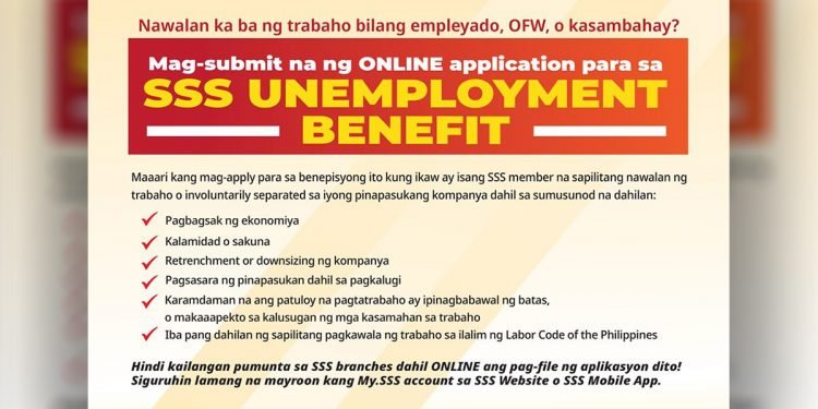 SSS now accepts unemployment benefit applications online