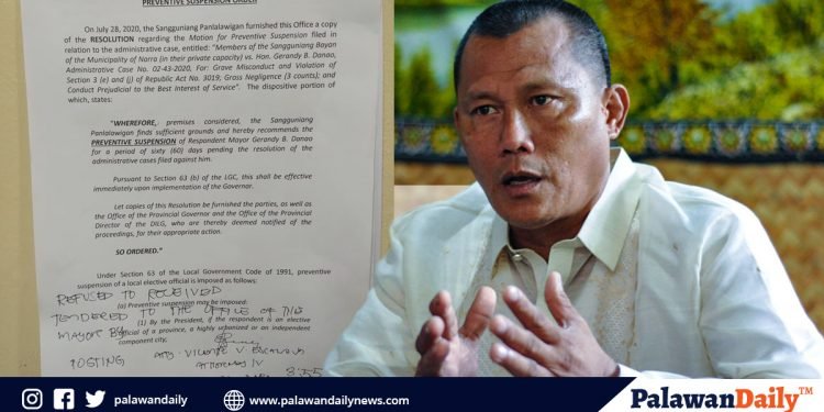 Danao, binabaan na ng preventive suspension order