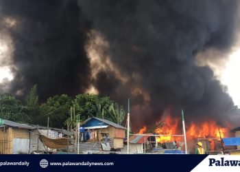 Fire displaces 77 families in Puerto Princesa