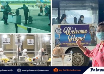 LSI, pinuri ang namamahala sa pagtanggap sa mga umuuwi sa Puerto Princesa