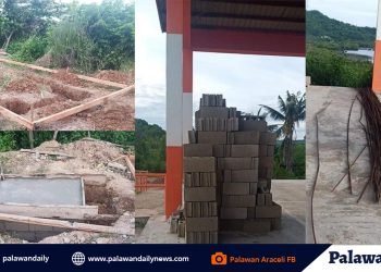 Bagong isolation facility ng Araceli, itinatayo