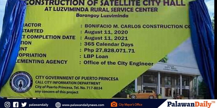 Mini city hall in Luzviminda expected to open next year