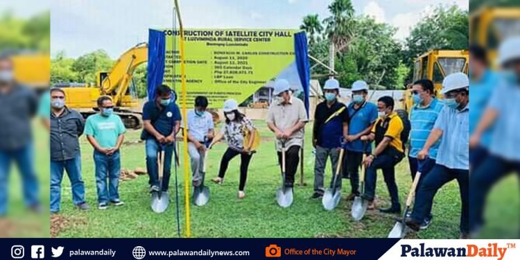 Puerto Princesa breaks ground for the mini city hall in Luzviminda