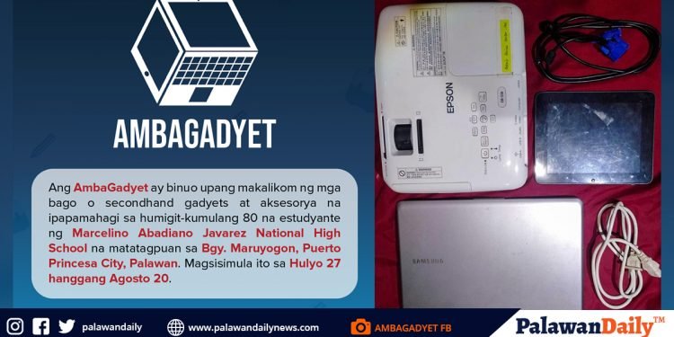AmbaGadyet: Palawan UP Grads and Students Launch Gadget Drive for Palaweño High School Students