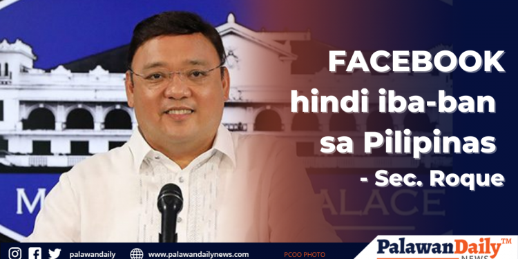 Facebook hindi iba-ban sa Pilipinas