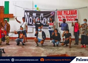 Anti-coal protesters, One Palawan Movement hold prayer rally