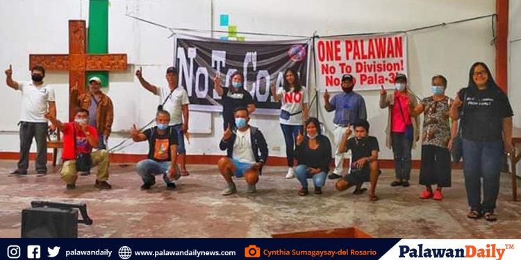 Anti-coal protesters, One Palawan Movement hold prayer rally