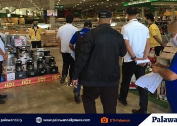 3 establisyimento sa Puerto Princesa, binisita ng DTI-Palawan kaugnay sa pagdiriwang ng Consumer Welfare Month