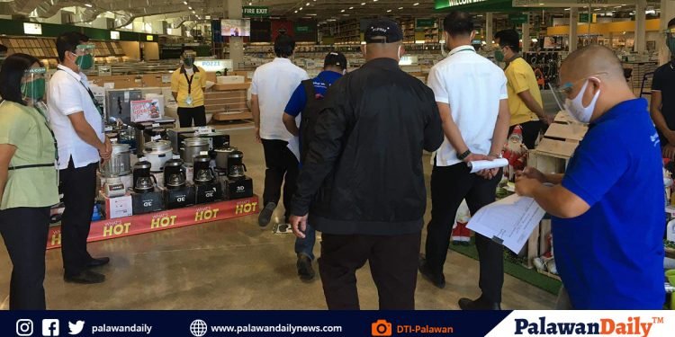 3 establisyimento sa Puerto Princesa, binisita ng DTI-Palawan kaugnay sa pagdiriwang ng Consumer Welfare Month