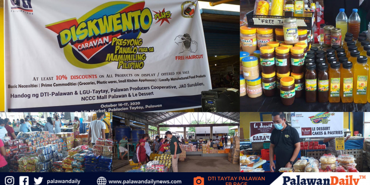 Bayan ng Taytay, nakinabang sa ‘Diskwento Caravan’ ng DTI-Palawan
