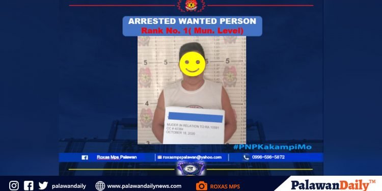 Most wanted person in Roxas, arrested