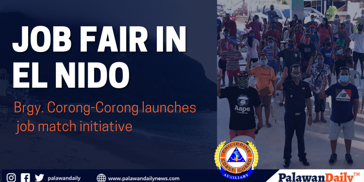 JOB FAIR in EL NIDO Brgy. Corong-Corong launches job match initiative