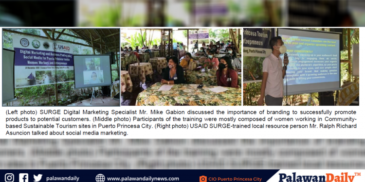 City Gov’t, USAID-SURGE conduct training for community-based tourism sectors