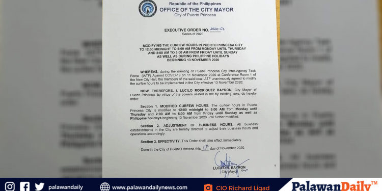 Modified curfew hours, ipapatupad na ngayong araw