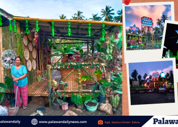Bagong pasyalan sa isang sitio sa Brooke’s Point, gawa sa recycled materials