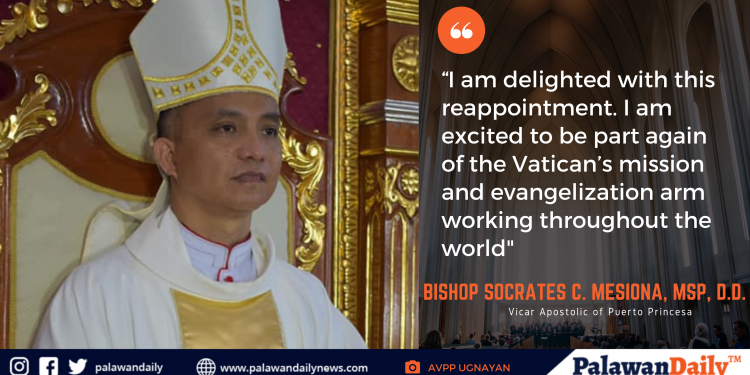 AVPP Bishop Mesiona delighted with his reappointment in Vatican’s evangelization arm