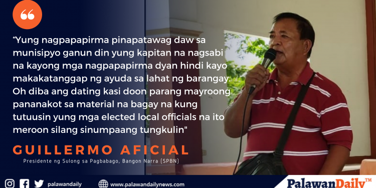 SPBN may kulang pang dokumento na ipinasa ukol sa recall petition sa bayan ng Narra