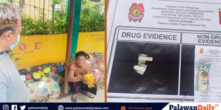 Drug pusher, arestado sa Puerto Princesa City